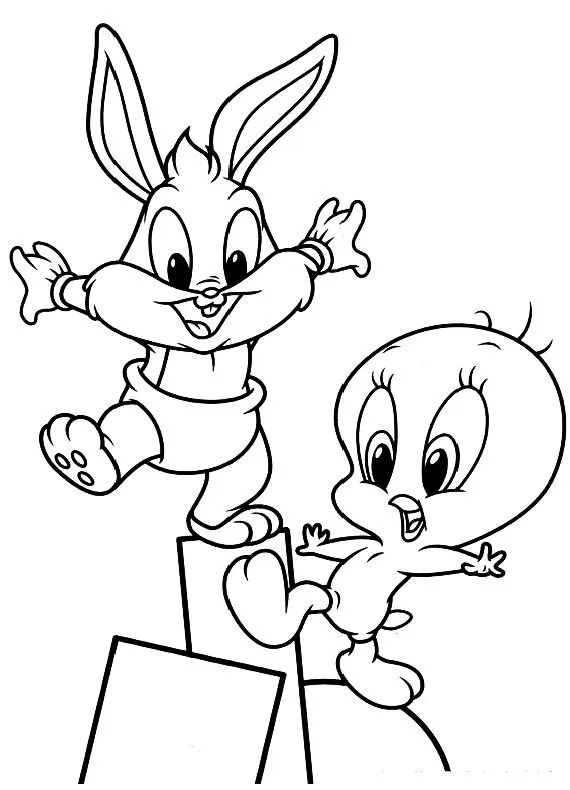 Disegni da Colorare di Baby Toons