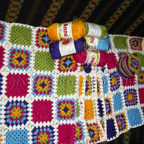 wip colcha crochê | Flickr - Photo Sharing!