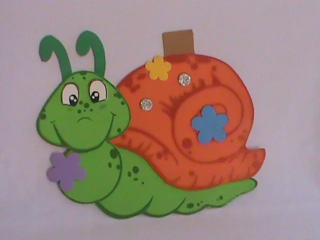 Caracol de foami - Imagui