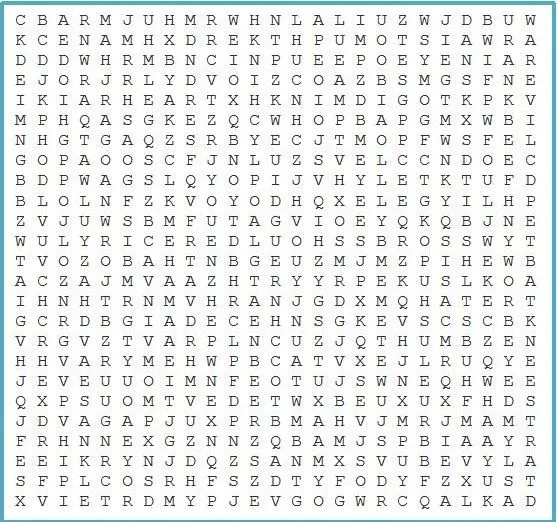 Word Search (Sopa de Letras): Body Parts-Ejercicio (PDF) - Aprende Inglés  Sila