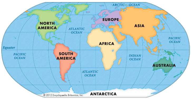 World Map of the 7 Continents - Explore the 7 continents on our ... World Map of the 7 Continents - Explore the 7 continents on our ...