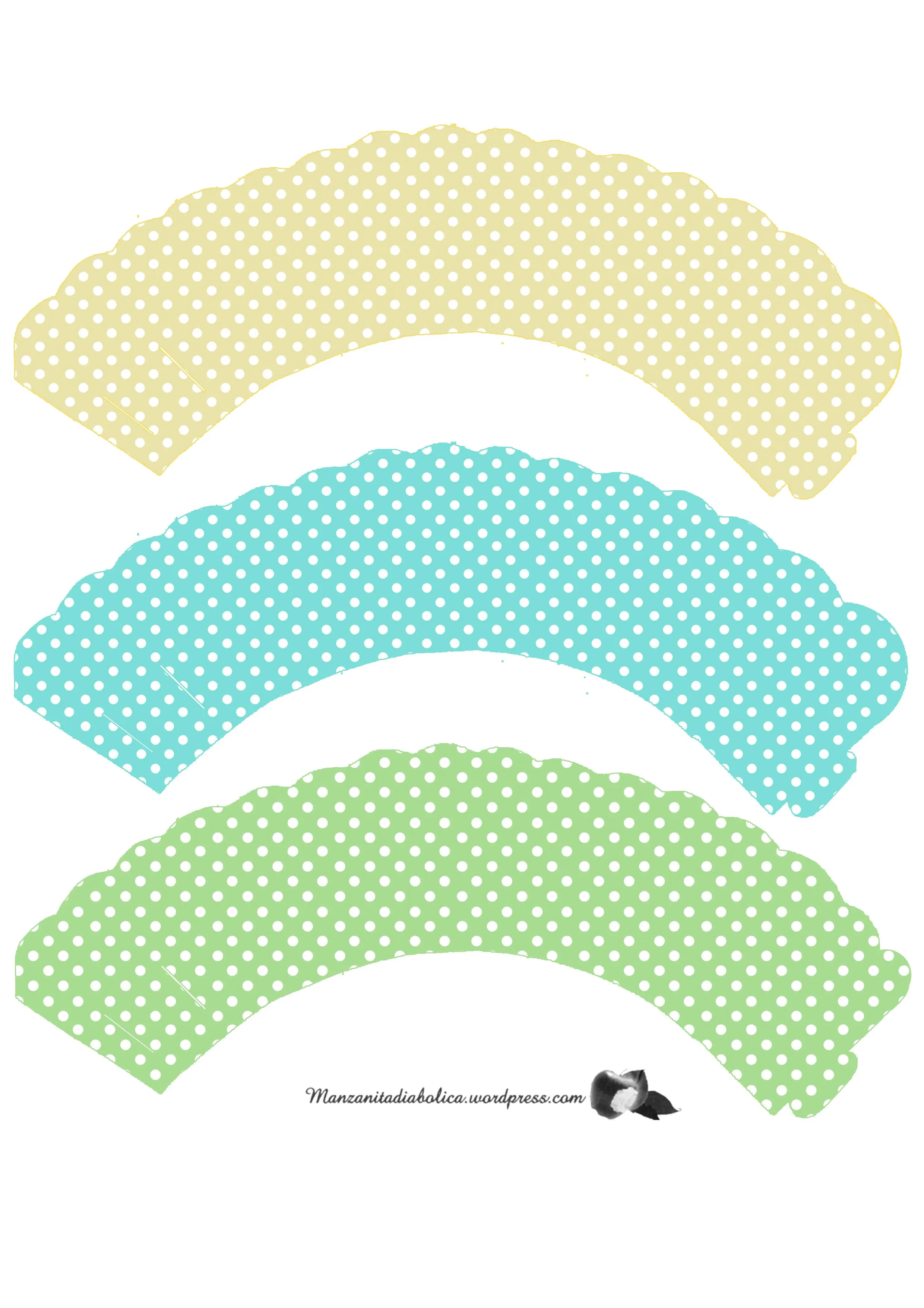 wrappers para cupcakes en colores delicados | Manzanita Diabolica .com wrappers para cupcakes en colores delicados | Manzanita Diabolica .com