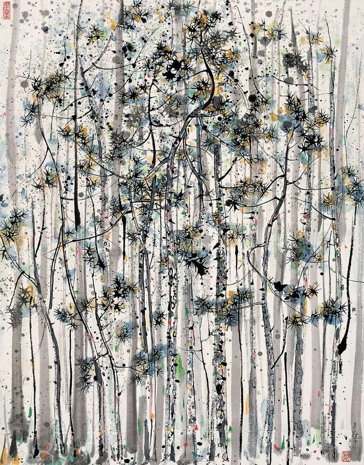 Wu Guanzhong – Pintura China Moderna | Pintura y Artistas Wu Guanzhong – Pintura China Moderna | Pintura y Artistas
