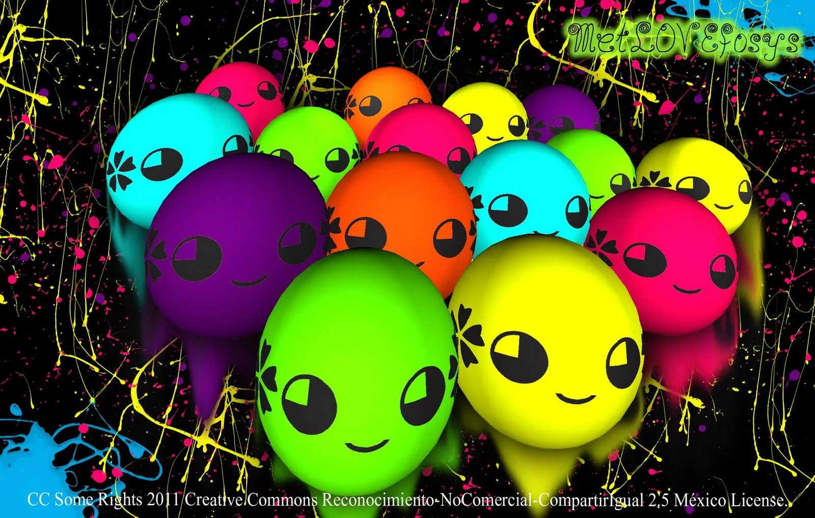 Caritas felices 3D - Imagui