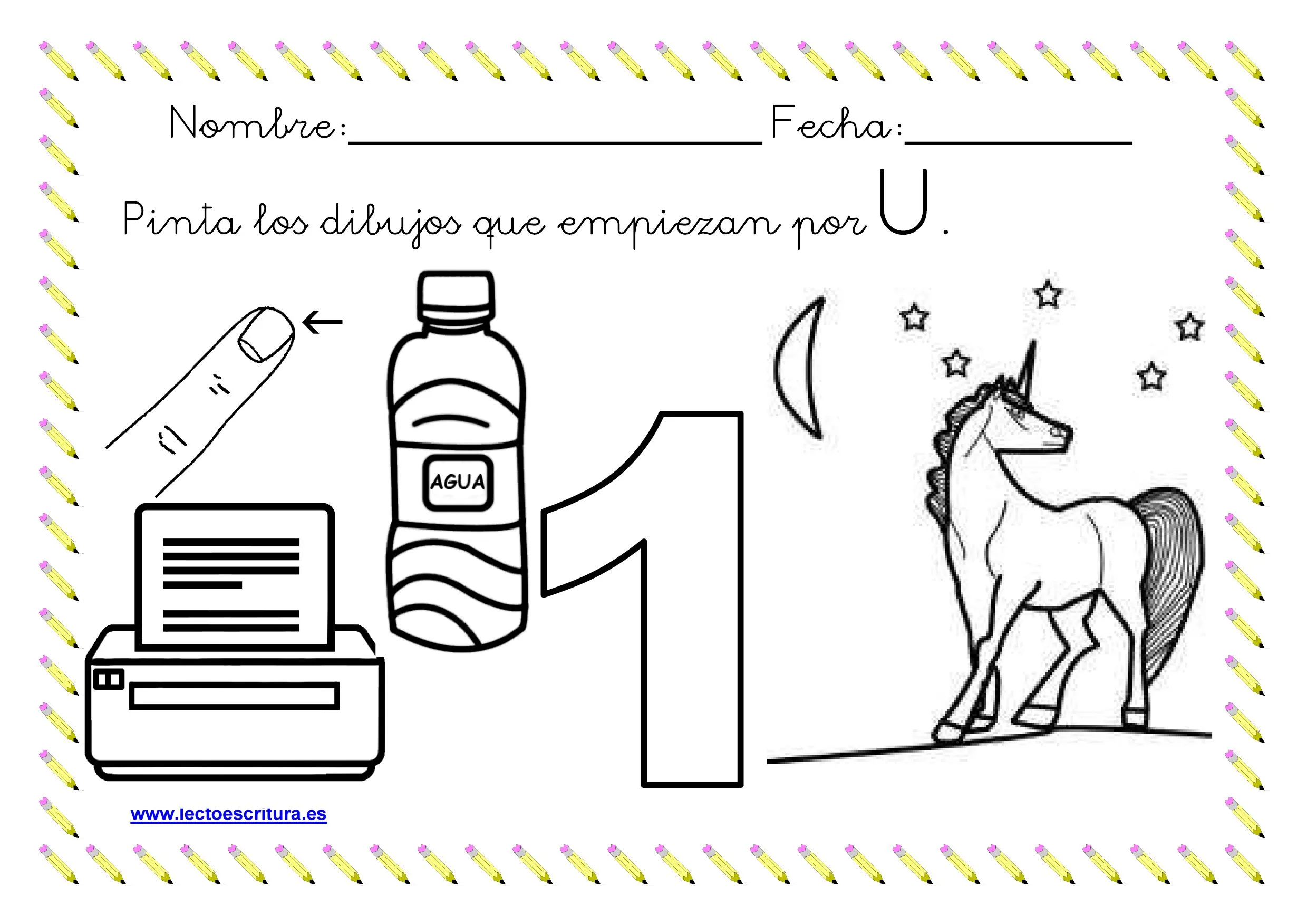 www.lectoescritura.es. Ficha colorear dibujos que empiezan por la ... www.lectoescritura.es. Ficha colorear dibujos que empiezan por la ...