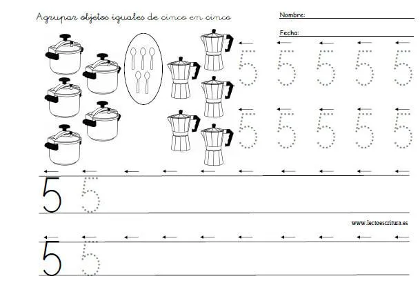 FICHA numero 26 para colorear - Imagui