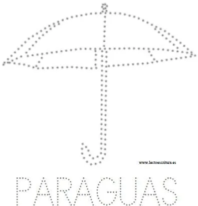 www.lectoescritura.es. Preescritura. Dibujos. Dibujo paraguas ...