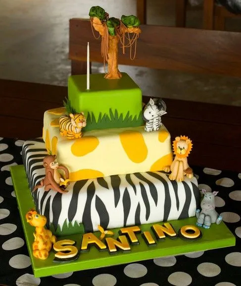 www.Lily-Tortasartesanales.blogspot.com: Torta de animales para ...