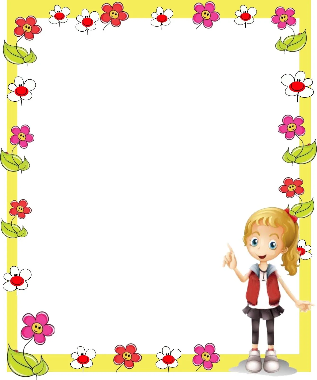 BORDERS FOR KID: DISEÑO GRAFICO CARATULA NIÑA BORDERS FOR KID: DISEÑO GRAFICO CARATULA NIÑA