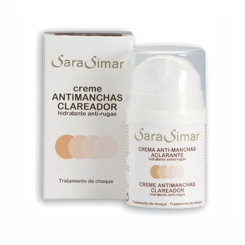 crema antimanchas aclarante sara simar productos estetica ...