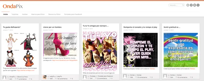 OndaPix 2014 - Imágenes con frases y Notitas online