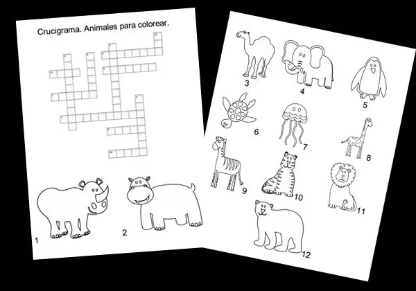 www.sbslanguageresources.com: Pasatiempos para colorear. Castellano.