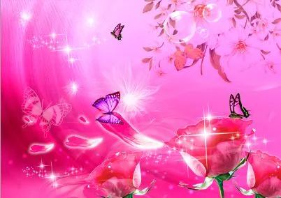 WWW.VIDEOIMAGEN.ES: PLANTILLAS DE MARIPOSAS CON FONDO ROSA ADOBE ...