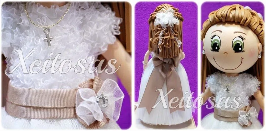 Xeitosas : Fofucha comunión con vestido de tul