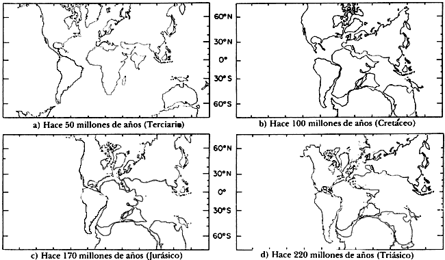 XI. LA PARTICIÓN DEL SUPERCONTINENTE PANGEA