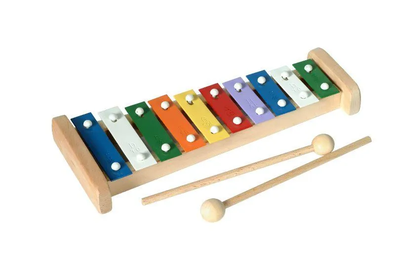 Xilófono - 10 tonos-Instrumento musical de juguete-Identificación ... Xilófono - 10 tonos-Instrumento musical de juguete-Identificación ...