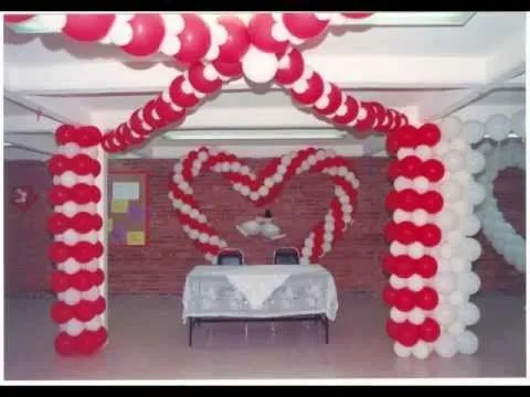 XV AÑOS Y BODAS, DECORACION CON GLOBOS - YouTube