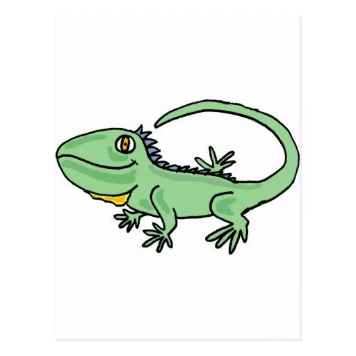 XX dibujo animado divertido de la iguana Postal | Zazzle XX dibujo animado divertido de la iguana Postal | Zazzle