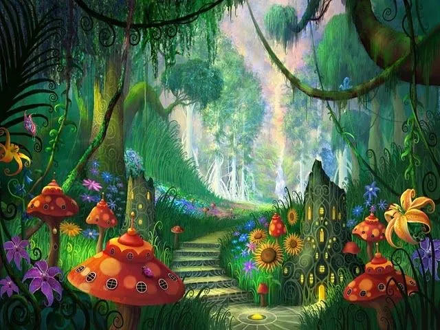 Bosque encantado animado - Imagui