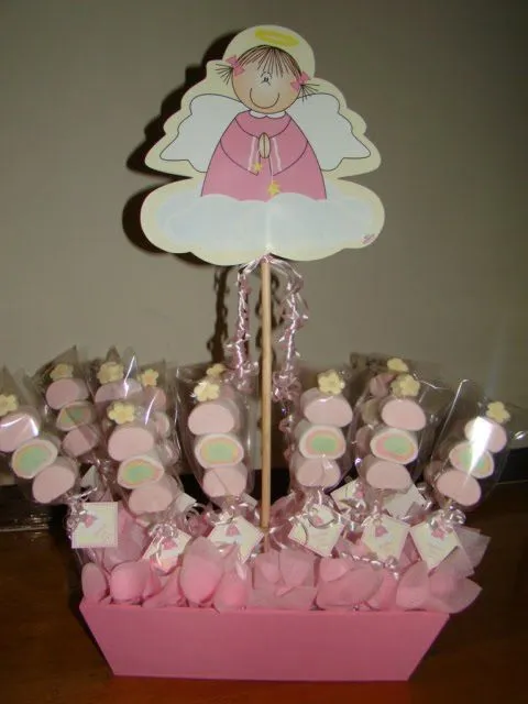 Arreglos para baby shower con brochetas - Imagui