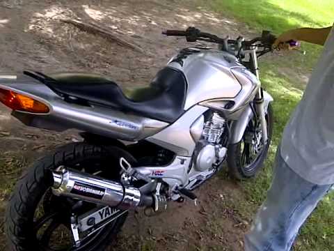 ybr 250 corte yoshimura - YouTube