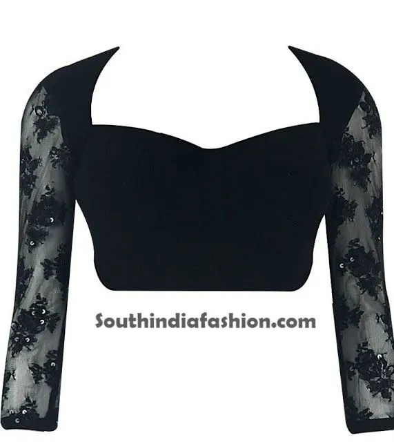 yellow saree blouse design | Saree | Pinterest | Sari, Diseños De ...