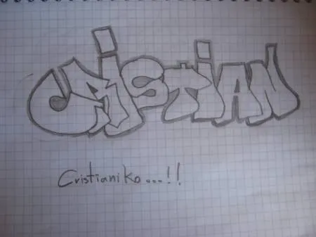 Imagenes de cristian en graffitis - Imagui