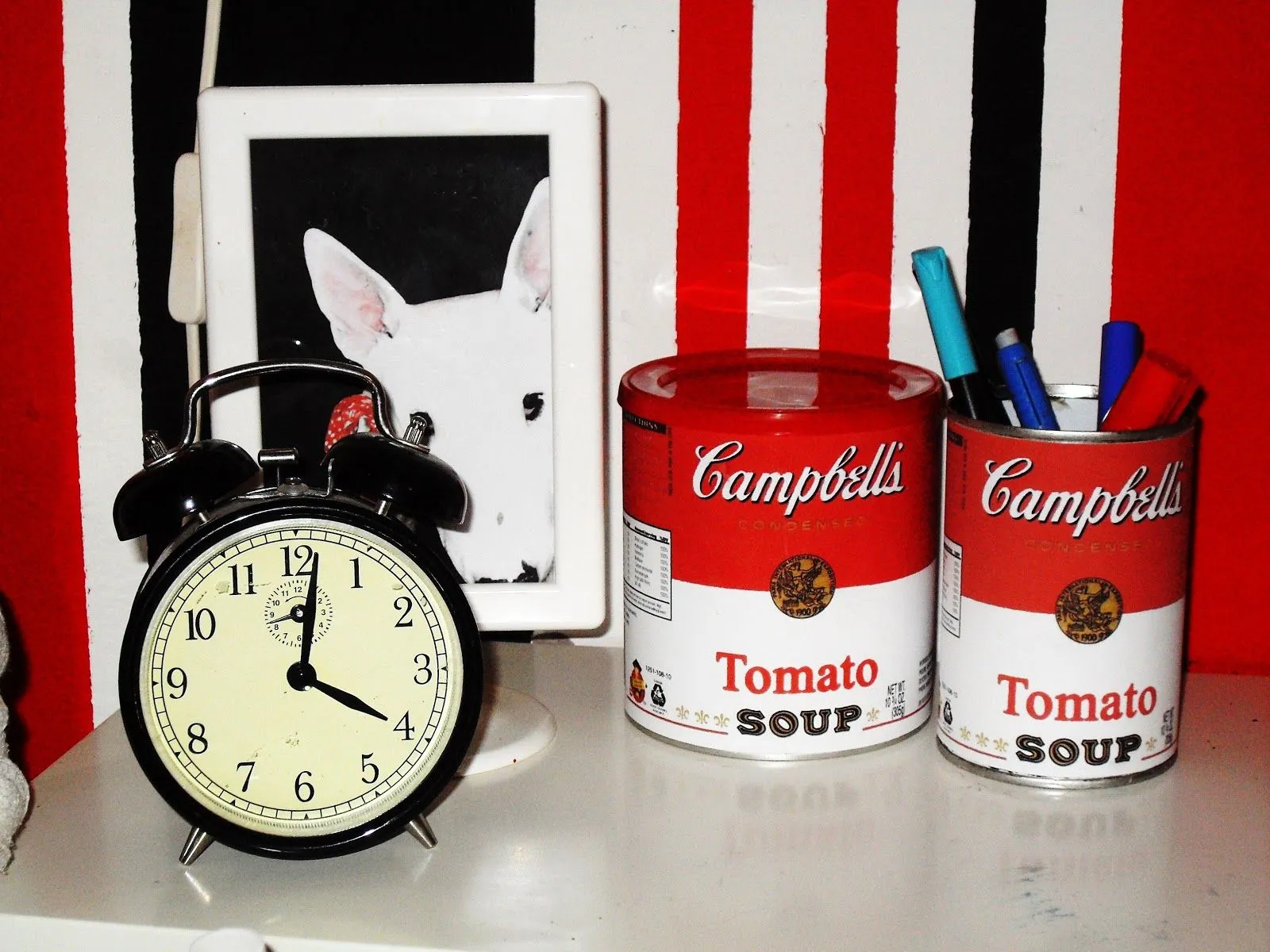 yonolotiraria: Botes Campbell´s con latas.
