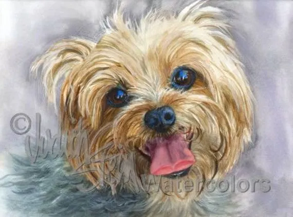 Perro acuarela - Imagui