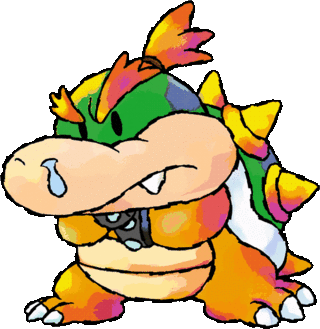 Diseño de Bebe Bowser para la versión de Game Boy Advance Diseño de Bebe Bowser para la versión de Game Boy Advance