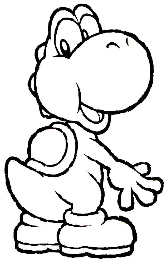 Yoshi Coloring Pages | Yoshi Land