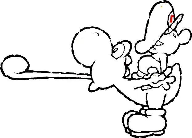 Yoshi Coloring Pages | Yoshi Land