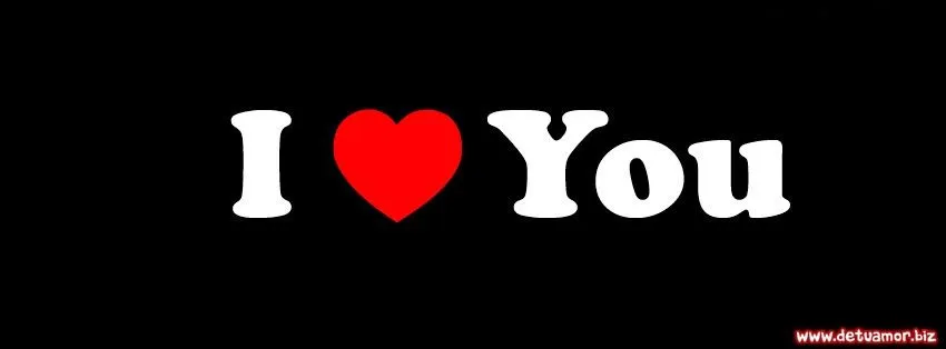 I ♥ You - Portada con letras de amor en ingles. - Imágenes ...