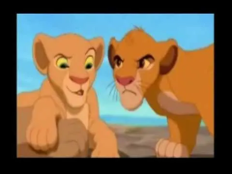 Young Simba & nala - Bath time *Dub* - YouTube