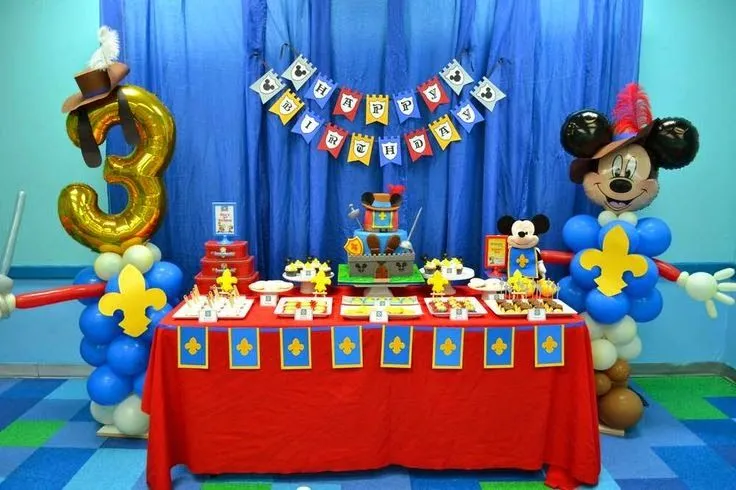 Decoraciónes para cumple de motivos de mikey mouse - Imagui
