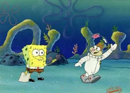 Yujuuuuuu!!!!!: Bob Esponja en casa de Arenita Yujuuuuuu!!!!!: Bob Esponja en casa de Arenita