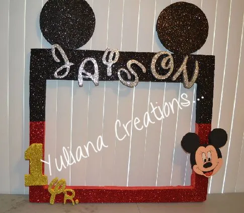 Marco para fotos personalizado de Mickey Mouse.. | Yuliana ...