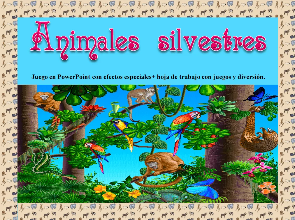 Zailda Coirano's Digital Goods: Animales silvestres Zailda Coirano's Digital Goods: Animales silvestres