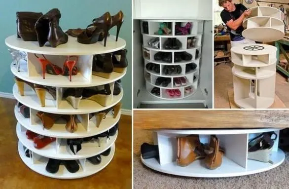 Zapateros caseros de tela, madera y cartón | Ideas y diseños ... Zapateros caseros de tela, madera y cartón | Ideas y diseños ...