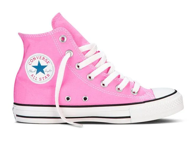Zapatilla Moda Converse All Star Chuck Taylor altas Rosa ...