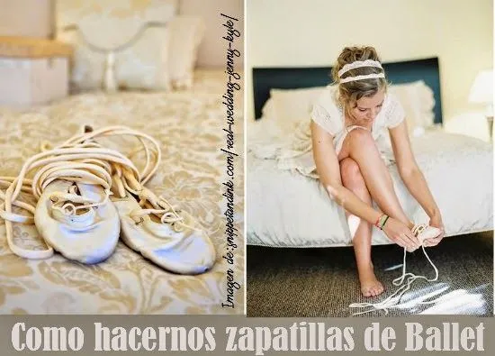 Como hacer unas Zapatillas de Ballet o Bailarina paso a paso ...