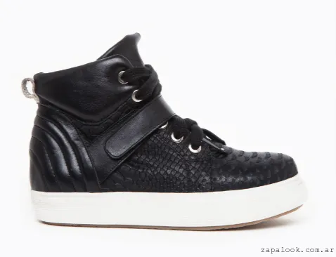 zapatillas botitas de cuero Justa Osadia invierno 2015 | Zapalook ...