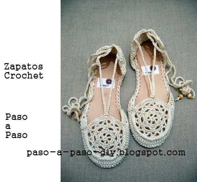 Cómo hacer zapatillas crochet - Paso a Paso Cómo hacer zapatillas crochet - Paso a Paso