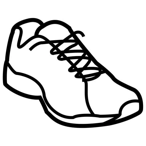 ZAPATILLAS DEPORTIVAS PARA COLOREAR | Dibujos para colorear
