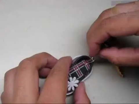 COMO HACER ZAPATITO EN FOAMI ESTAMPADO (HOW TO MAKE SMALL FOAM ...