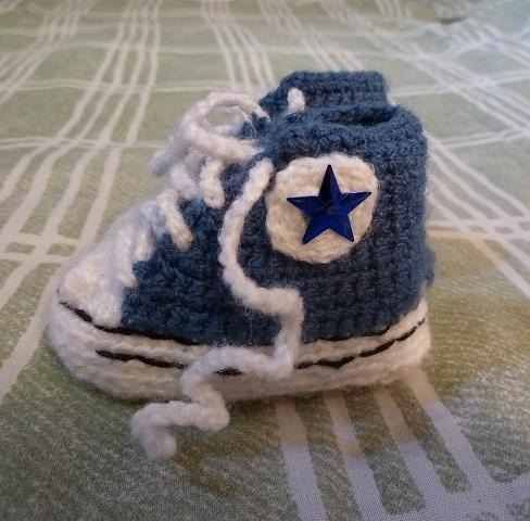 Converse tejidos para bebé - Imagui