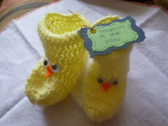 Las labores de Fiu: zapatitos crochet