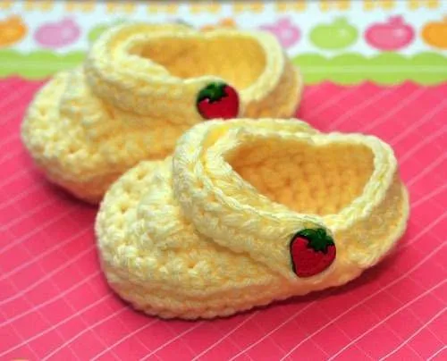 Zapatitos Para Bebe Crochet Tejido A Mano - $ 80.00 en ...