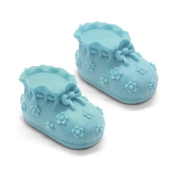 Zapatitos de bebé, molde para hacer jabon bautizo, molde patucos