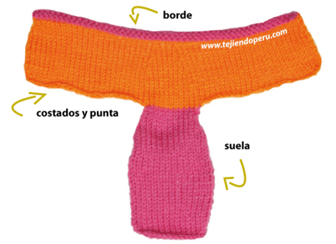 Zapatitos de bebé paso a paso - tejido con dos agujas / palillos ... Zapatitos de bebé paso a paso - tejido con dos agujas / palillos ...